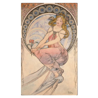 Obrazová reprodukce La Peinture, 1898, Mucha, Alphonse Marie, 24.7 × 40 cm