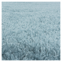 Kusový koberec Fluffy Shaggy 3500 blue kruh 200x200 cm