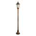 ACA Lighting 6S plastová venkovní stojací lampa rezavá 100cm E27 IP44 PLGQ5R
