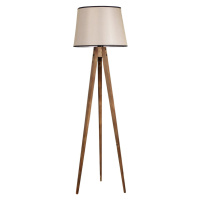 Opviq Stojací lampa Lambader 160 cm hnědá/béžová