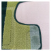 Dvoudílná sada protiskluzových koberečků zelené barvy 50 cm x 80 cm + 40 cm x 50 cm