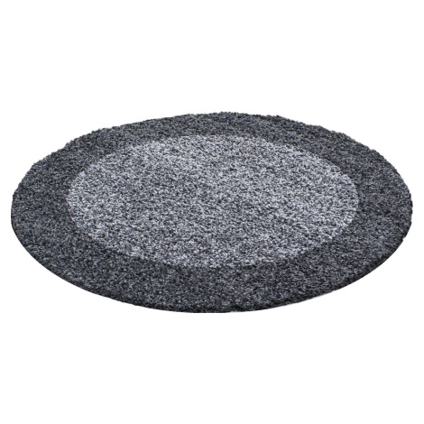 Ayyildiz koberce Kusový koberec Life Shaggy 1503 grey kruh Rozměry koberců: 160x160 (průměr) kru