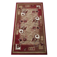 Kusový koberec Alfa červený 11 -120 × 170 cm
