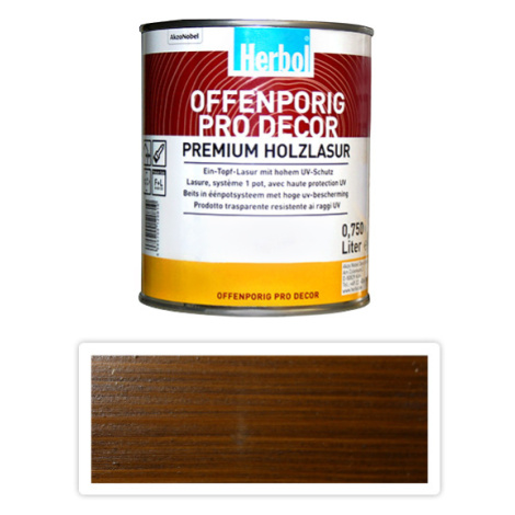 HERBOL Offenporig Pro Decor - univerzální lazura na dřevo 0.75 l Rustikální dub 1402
