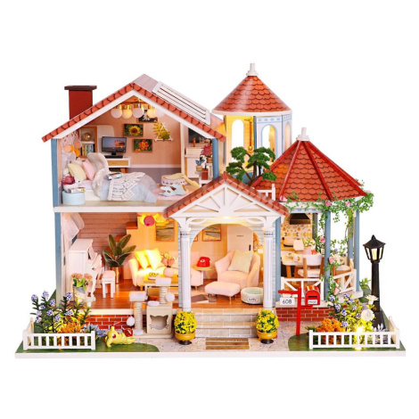 Dvěděti miniatura domečku Dům barevné glazury