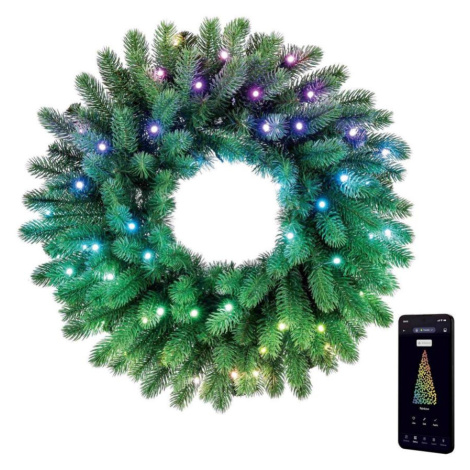 Twinkly GD20P4425P00 - LED RGB Stmívatelný vánoční věnec 50xLED pr. 60 cm Wi-Fi GD20P4425P00
