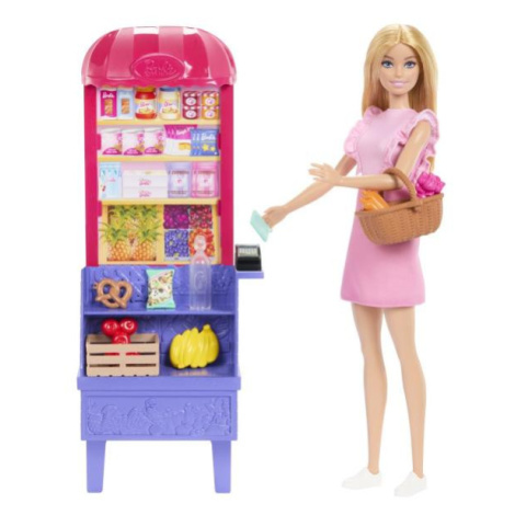 Barbie panenka Malibu nakupuje - herní set Mattel
