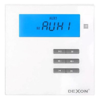 Dexon - zesilovač do sauny 2× 17 W, White