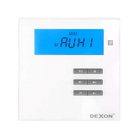Dexon - zesilovač do sauny 2× 17 W, White