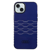 Audi IML MagSafe Case iPhone 15 Plus 14 Plus 6.7 modrá/navy blue har