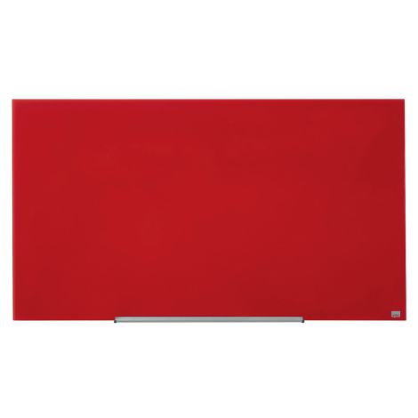 nobo Skleněná bílá tabule WIDESCREEN, 57'' - š x v 1264 x 711 mm, červená