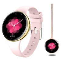 Wotchi AMOLED Smartwatch DM75 – Gold - Pink