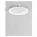 NOVA LUCE stropní svítidlo RANDO THIN broušený stříbrný hliník a akryl LED 50W 230V 3000K IP20 s