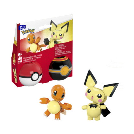 Mega Pokémon Poké ball - Charmander & Pichu Mattel