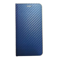 R2Invest Kožené pouzdro CARBON pro Samsung Galaxy A20/ A30 (A205/A305) - modré