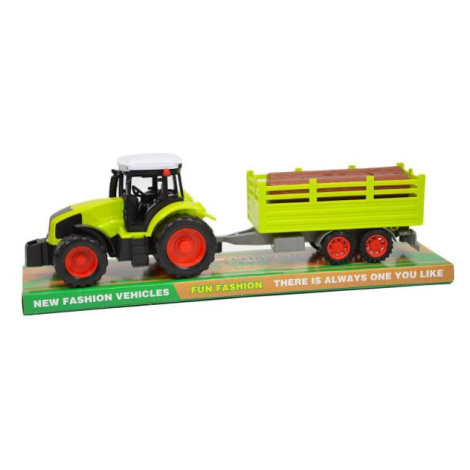 Traktor s vlečkou a kmeny stromů 37 cm Toys Group