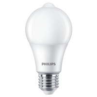 LED žárovka LED SENSOR E27 A60 8W = 60W 806lm 4000K Neutrální PHILIPS