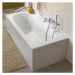 VILLEROY & BOCH Oberon Vana Solo 1800x800x470 mm, Quaryl, bílá UBQ180OBE2V-01