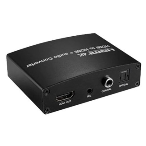 PremiumCord HDMI 4K Repeater/Extender s oddělením audia, stereo jack, Toslink, RCA - khcon-30