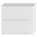 Kuchyňská skříňka Livia W80GRF/2 bílý puntík mat