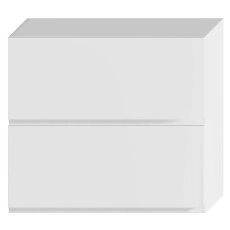Kuchyňská skříňka Livia W80GRF/2 bílý puntík mat BAUMAX
