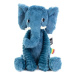 Les Déglingos Plyšový slon barva: Modrá