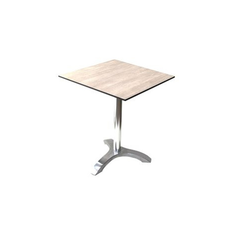 DOPPLER Stůl zahradní, hliníkový LYON 60 × 60 × 73 cm