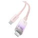 Baseus Rychlonabíjecí kabel Baseus USB-A na Lightning Explorer Series 2m 20W (růžový)