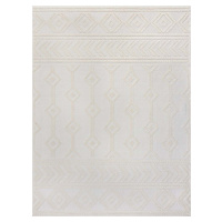 Krémový koberec z žinylky 80x160 cm Shyla – Flair Rugs