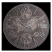 Nástěnné hodiny IRON šedá Ø 60 cm Mybesthome