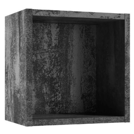 ArtDef Regál do koupelny FERATA A30/20 | černý beton