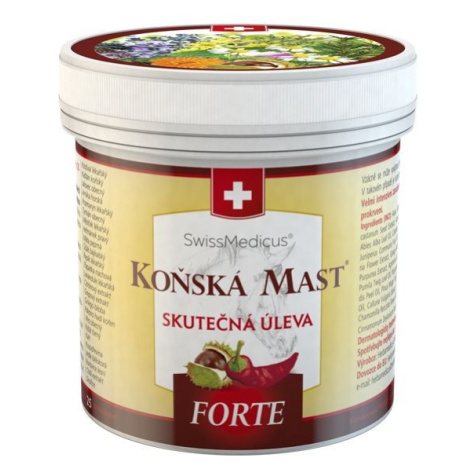 SwissMedicus Koňská mast hřejivá FORTE 250 ml