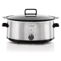 Pomalý hrnec CrockPot CSC086X / 6,5 l / 3 nastavení teploty / hliníková nádoba / nerez