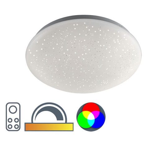Moderní stropní svítidlo bílé s hvězdným efektem včetně LED - Bex Paul Neuhaus