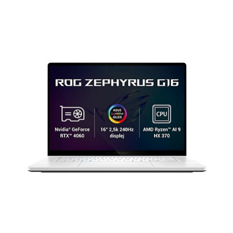 ASUS ROG Zephyrus G16 GA605WV-NEBULA016W Platinum White celokovový