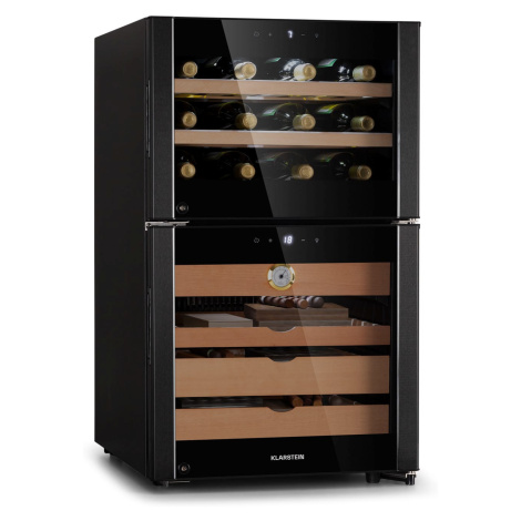 Klarstein El Dorado 108, humidor a vinotéka, 108 l, LED, dotykový displej