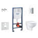 Grohe SANI15BB1101 - Set předstěnové instalace, klozetu a Slim sedátka Bau Ceramic, softclose, t