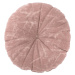 Růžový dekorativní polštář Tiseco Home Studio Chester, ø 38 cm