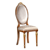 Estila Luxusní barokní jídelní židle Emociones z masivního dřeva s čalouněním109 cm