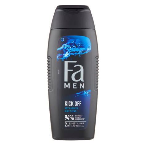 Fa Men Kick Off sprchový gel 2v1 na tělo i vlasy s vůní vodní máty 400ml
