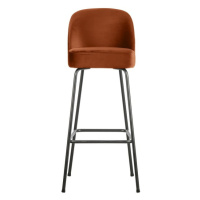 Sametová barová židle v cihlové barvě 103 cm Vogue – BePureHome
