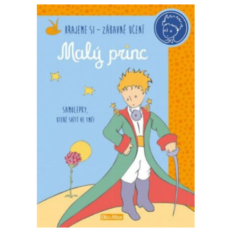 Malý princ - Kniha aktivit, oranžové svítící samolepky