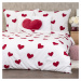 4Home Bavlněné povlečení Red Hearts