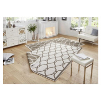 Kusový koberec Twin-Wendeteppiche 103122 braun creme