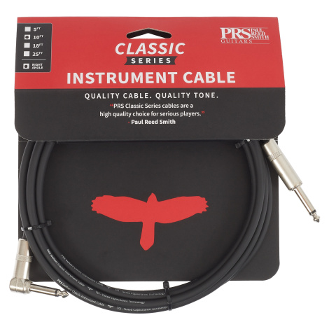 PRS Classic Instrument Cable 10' Angled