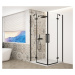 GELCO TRINITY BLACK obdélníkový kout 900x1100 rohový vstup, čiré sklo, GT2290-11C-B GT2290-11C-B