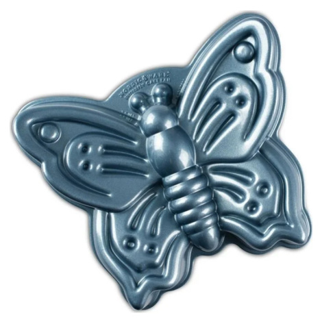 NW Forma na bábovku Motýl 9 cup modrá Nordic Ware