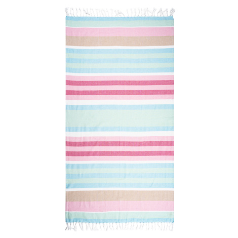 Trade Concept Osuška Fouta s třásněmi Stripes pink, 90 x 170 cm