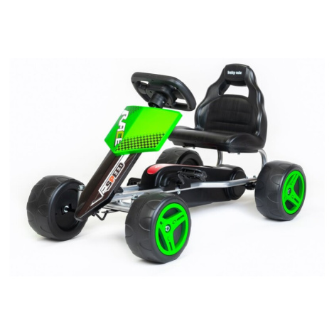 BABY MIX - Dětská šlapací motokára Go-kart Speedy zelená