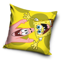 Povlak na polštářek Sponge Bob a Patrick Žlutý